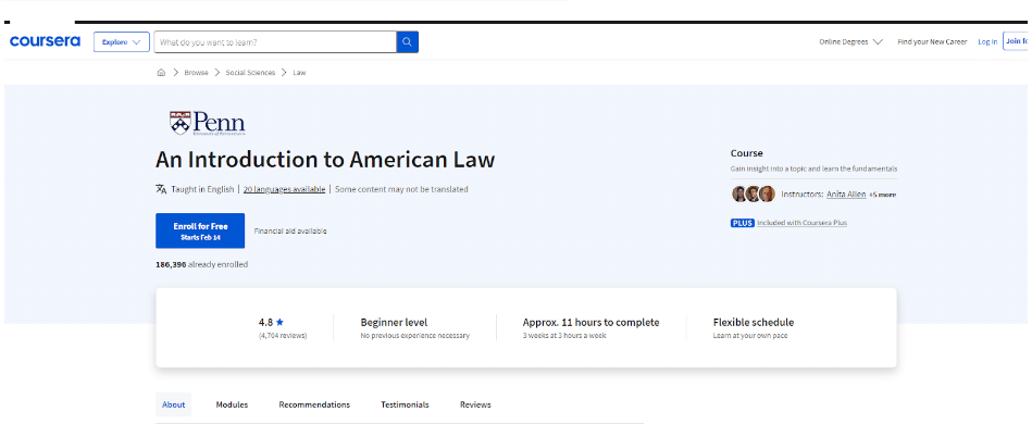 An Introduction To American Law