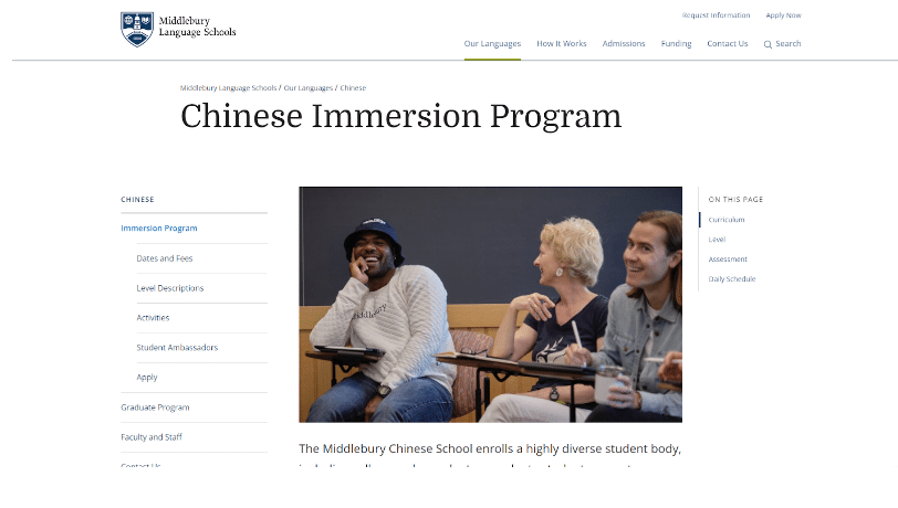 Chinese Language And Culture Immersion