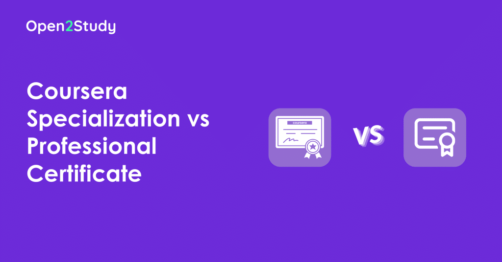 Coursera Specialization vs Professional Certificate