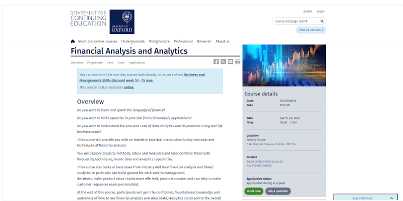 Financial Analysis And Analytics  
