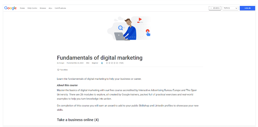 Online Advertising - Google Digital Garage