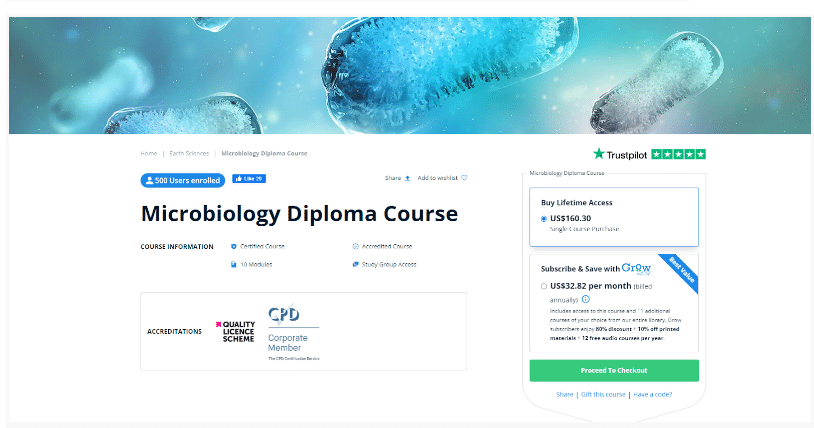 Microbiology And Forensic Science - Microbiology Diploma Course 