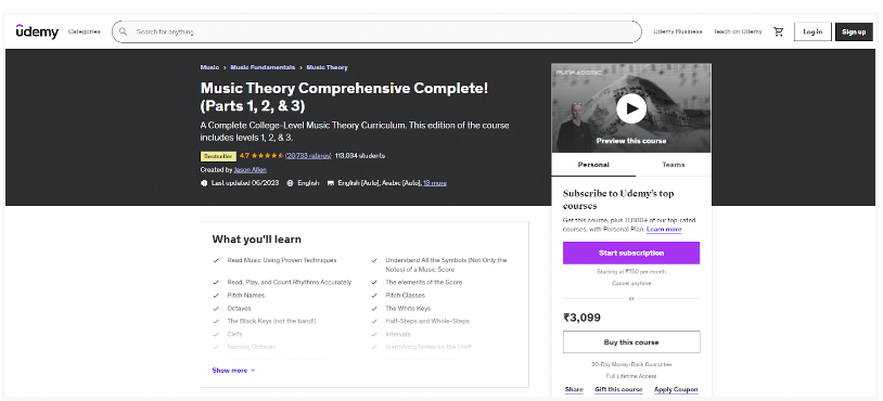 Udemy Music Courses  