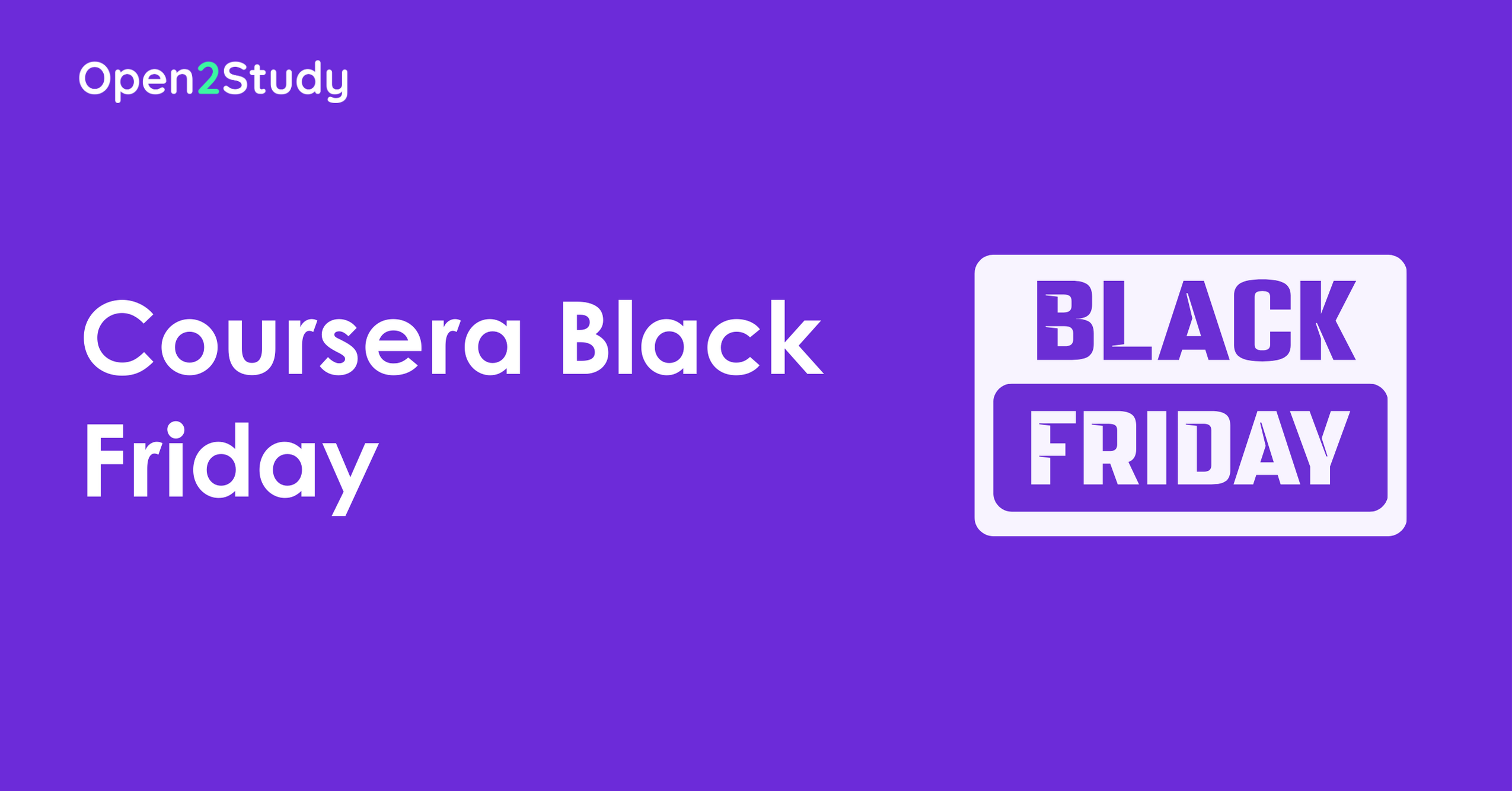 Coursera Black Friday