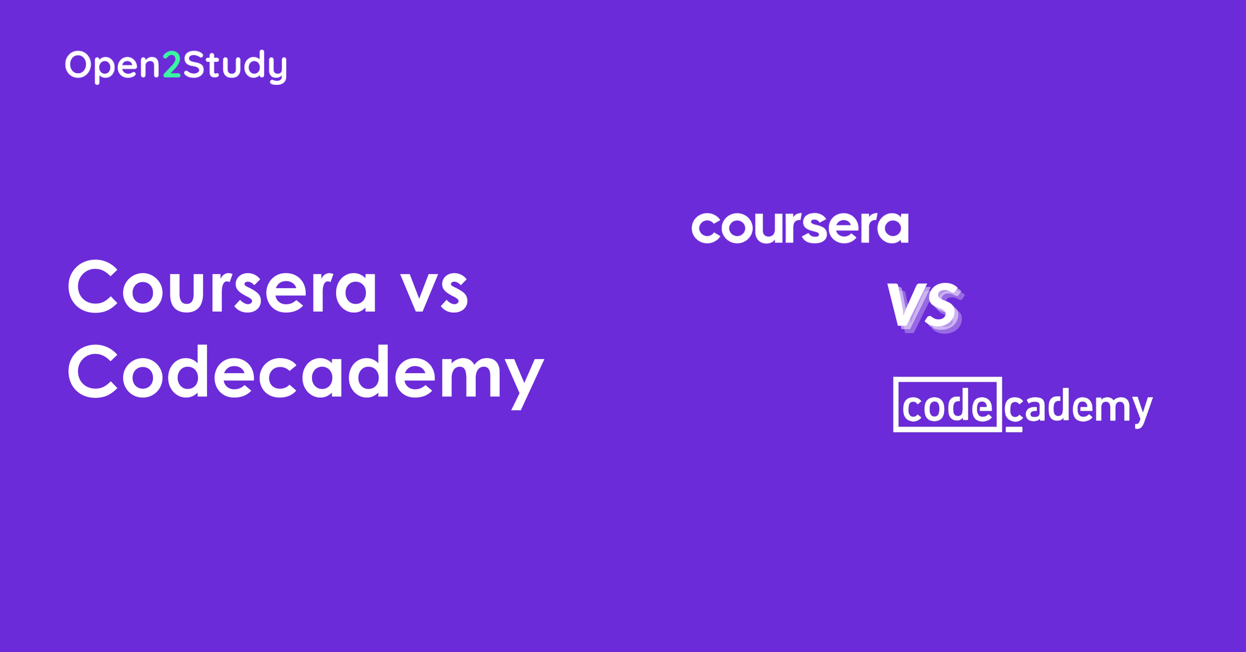 Coursera vs Codecademy