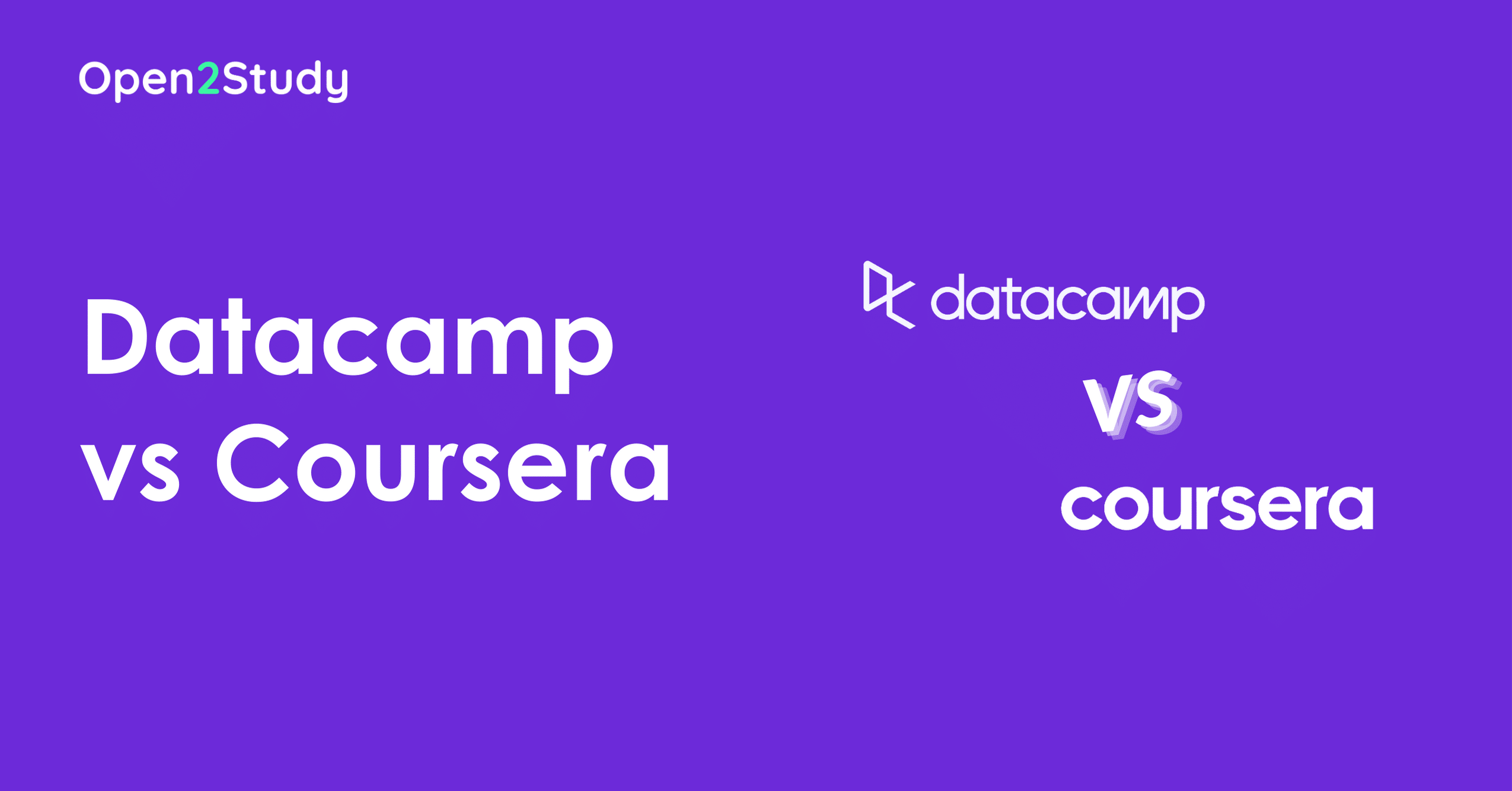 Datacamp vs Coursera