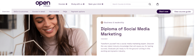 Diploma of Social Media Marketing