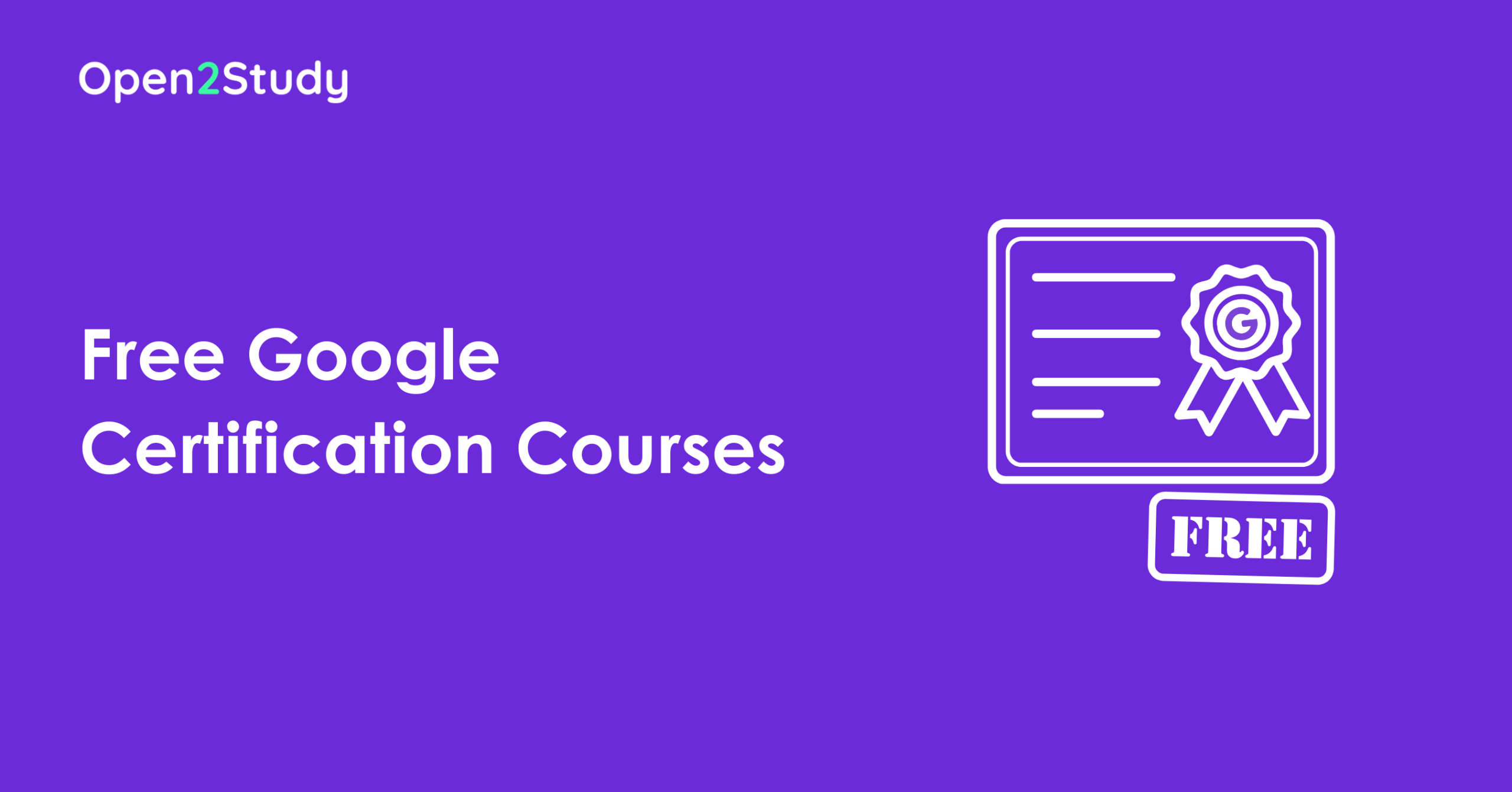 Free Google Certification Courses
