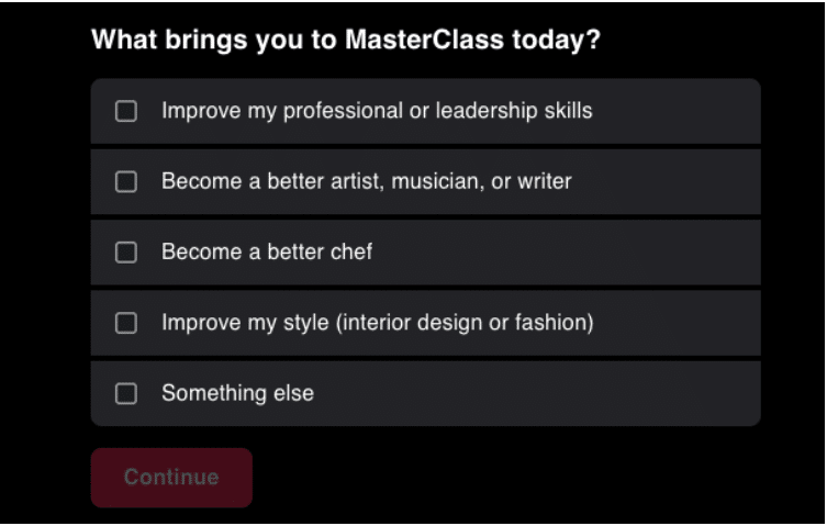 Overview Of MasterClass 