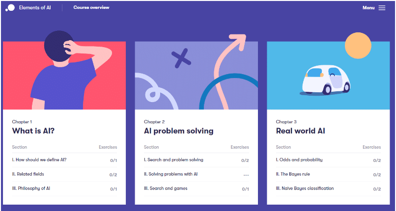 AI Courses For Students - Elements of AI