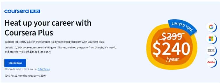 Coursera Plus Discounts