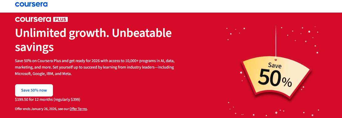 Coursera Plus Discounts